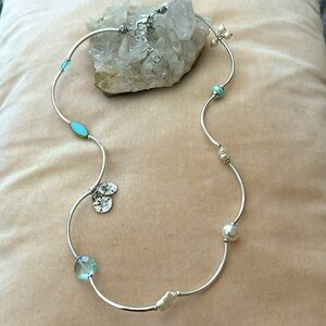 Desert Heart Silver Necklace